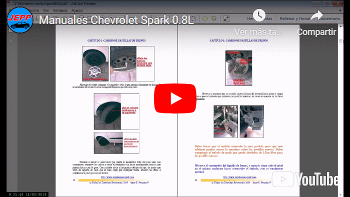 Vídeo Manuales Chevrolet Spark 0.8L