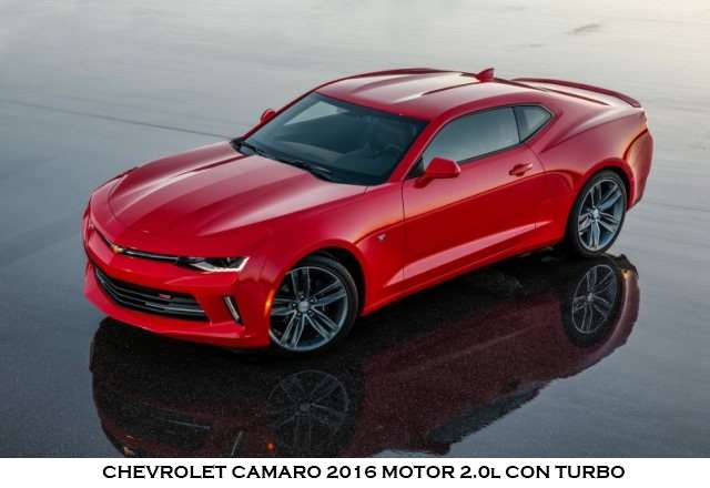 Chevroelt Camaro 2016 motor 2.0L con turbo