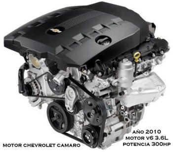 Motor Chevrolet Camaro V6 3.6L , año 2010