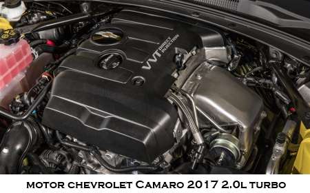 Motor Chevrolet Camaro 2017 2.0L con Turbo