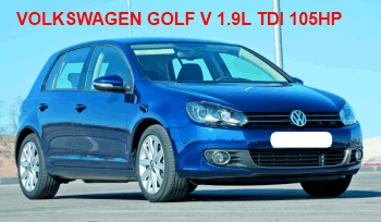 Volkswagen Golf V 1.9L TDI 105HP