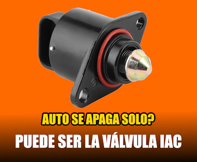 Auto se apaga solo, puede ser la válvula IAC
