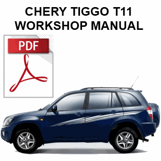 Chery Tigoo T11 Workshop Manual PDF