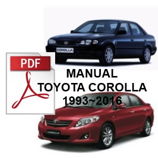Manual Toyota Corolla 1993~2016 PDF