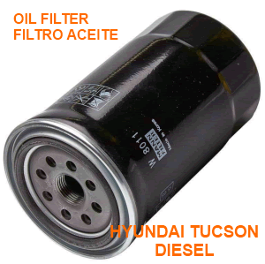 Filtro de aceite Hyundai Tucson Diésel