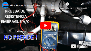 Aire acondicionado automotriz NO PRENDE !