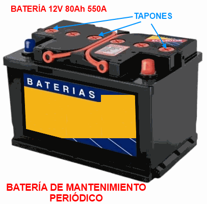 Batería de mantenimiento periódico