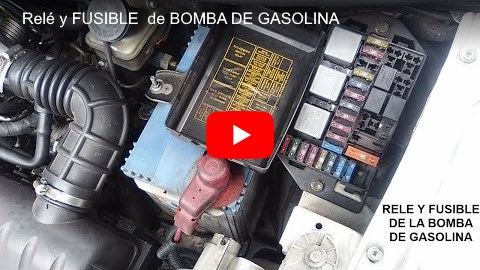 Relé y Fusible de la bomba de gasolina