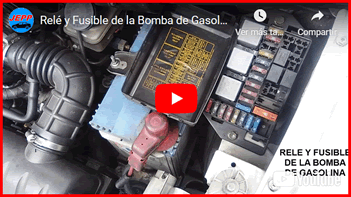 Relé y Fusible de la bomba de gasolina