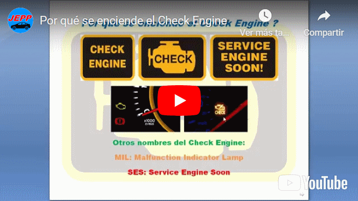 Por qué se prend ele Check Engine?