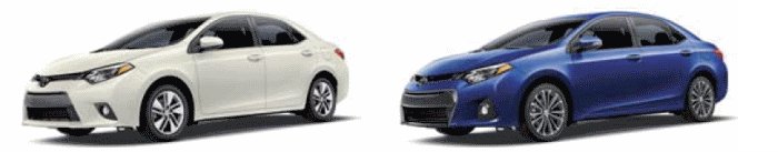 Modelos del Toyota Corolla 2014: LE ECO y S
