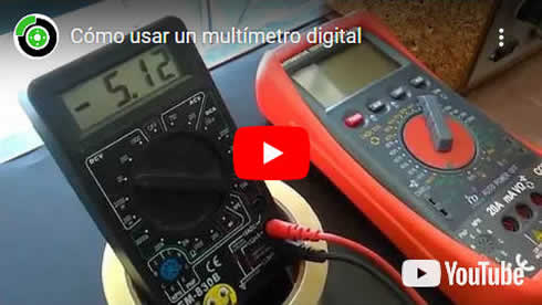 Vídeo: Cómo usar un multímetro digital