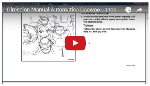 Dirección Manual y Automática Daewoo Lanos