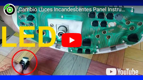 Cambiar luces Incandescentes por LED: Panel de Instrumentos