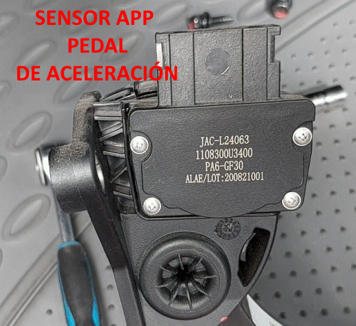 Sensor APP de 6 terminales JAC-24063-1108300U3400-PA6-GF30