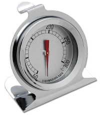 Termómetro de dilatación lineal para hornos de cocina